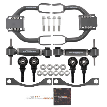 4pcs Adjustable Front Control arms Rear Camber Kit compatible for Honda Civic EG 1992-1995