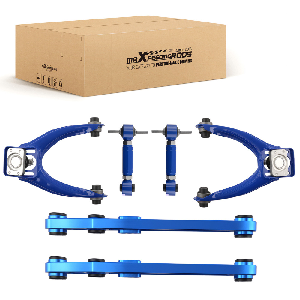 Rear LowerFront Upper Control Arms + Rear Camber Kit For 96-00 compatible for Honda Civic