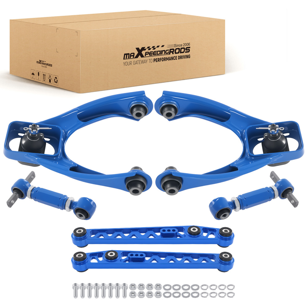 Rear LowerFront Upper Control Arms + Rear Camber Kit For 96-00 compatible for Honda Civic
