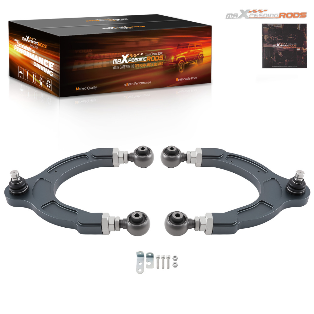 2pcs Adjustable Front Upper Control Arms compatible for Tesla Model 3 / Y 2017-2024