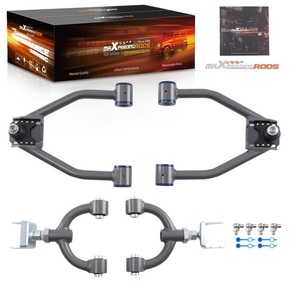 Adjustable Front & Rear Camber Arms LH RH For 1990-1997 compatible for Mazda Miata NA chassis