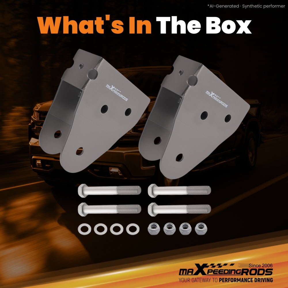 Radius Arm Drop 1-5 Extension Bracket Kit compatible for Ford F350 compatible for Super Duty 2005-16