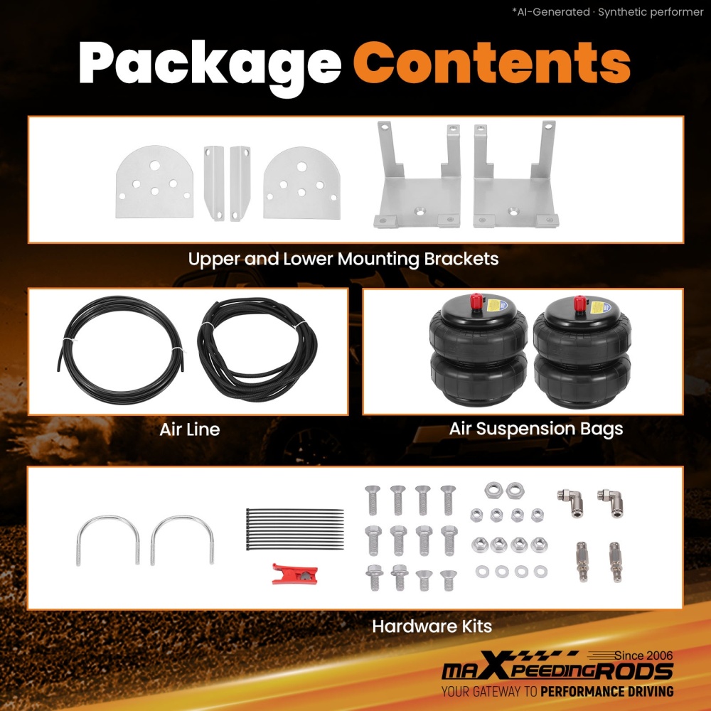 Towing Air Spring Bag Kit compatible for Toyota Hilux N10 GGN120 GUN122 GUN123 GGN15 KUN16
