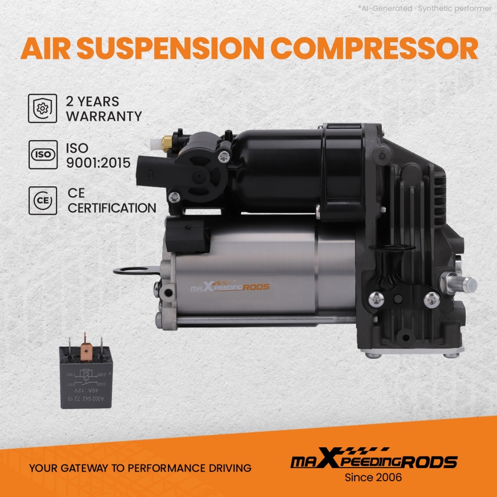 Compatible for Mercedes Benz GL550 X164 Suspension Air Compressor Pump 1643201204 2008 - 2012