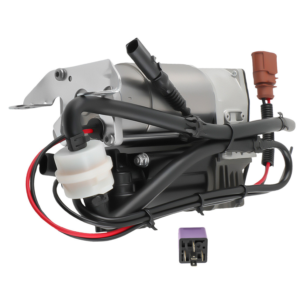 Air Suspension Compressor Pump Solenoid Valve Block compatible para AUDI A6 4F C6 2004-2011