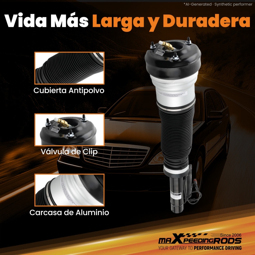 Amortiguador de aire del puntal de aire de la suspensión delantera para la plataforma de compatible para Mercedes S-Class W220