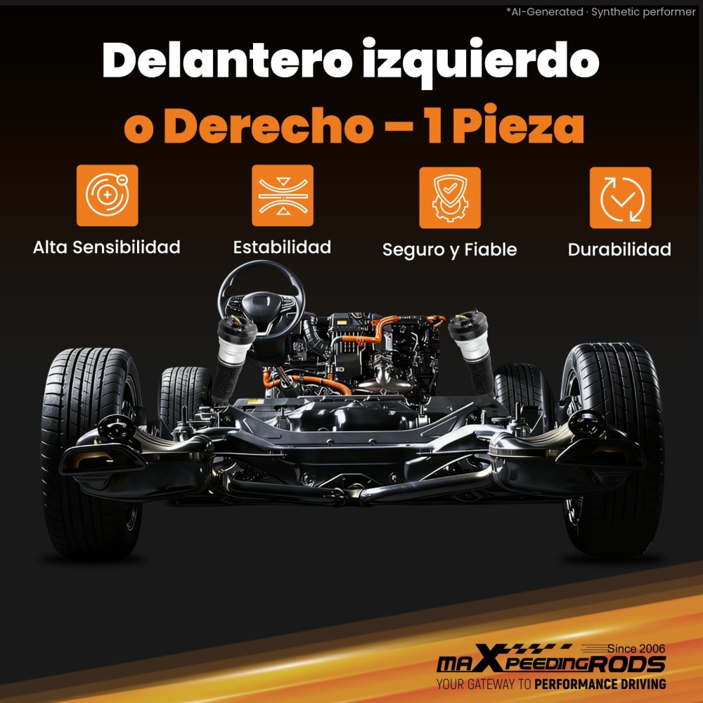 Amortiguador de aire del puntal de aire de la suspensión delantera para la plataforma de compatible para Mercedes S-Class W220