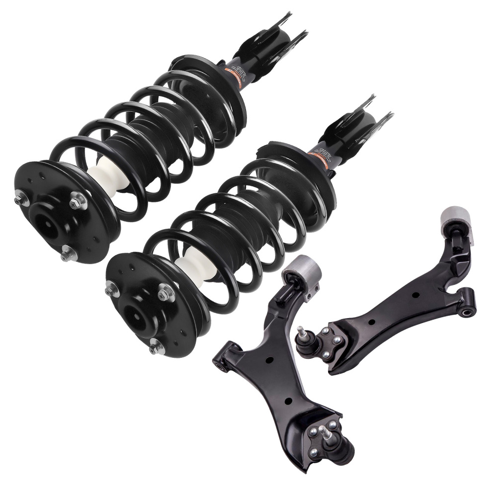 Front Shock Struts w/Control Arms LeftRight for 2010-17 compatible for Chevy Equinox Terrain