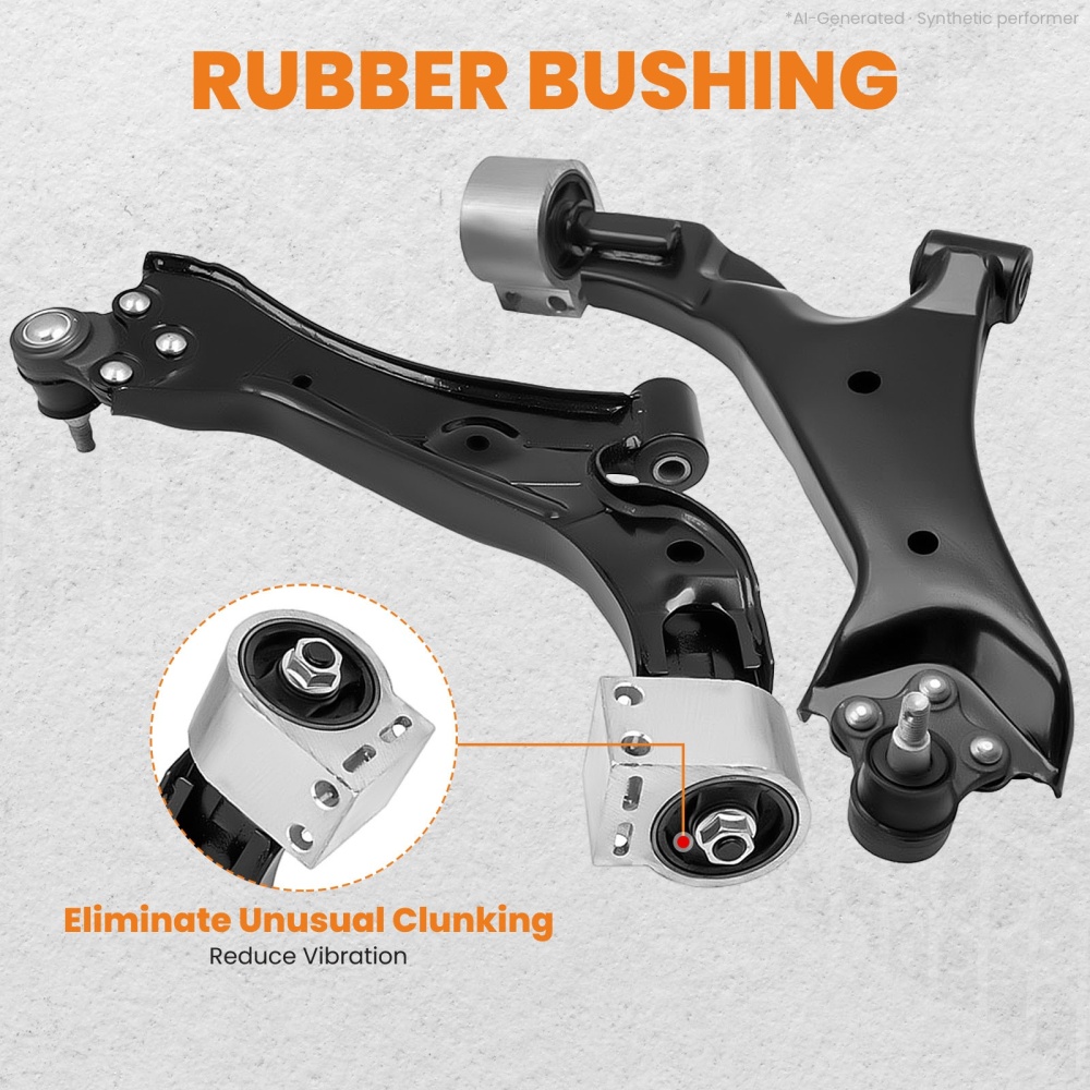 Front Shock Struts w/Control Arms LeftRight for 2010-17 compatible for Chevy Equinox Terrain