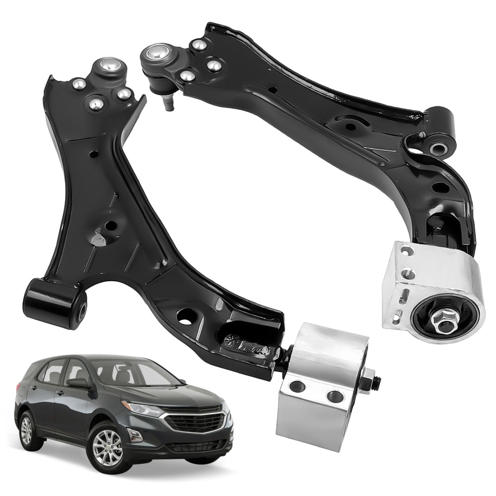 Front Shock Struts w/Control Arms LeftRight for 2010-17 compatible for Chevy Equinox Terrain