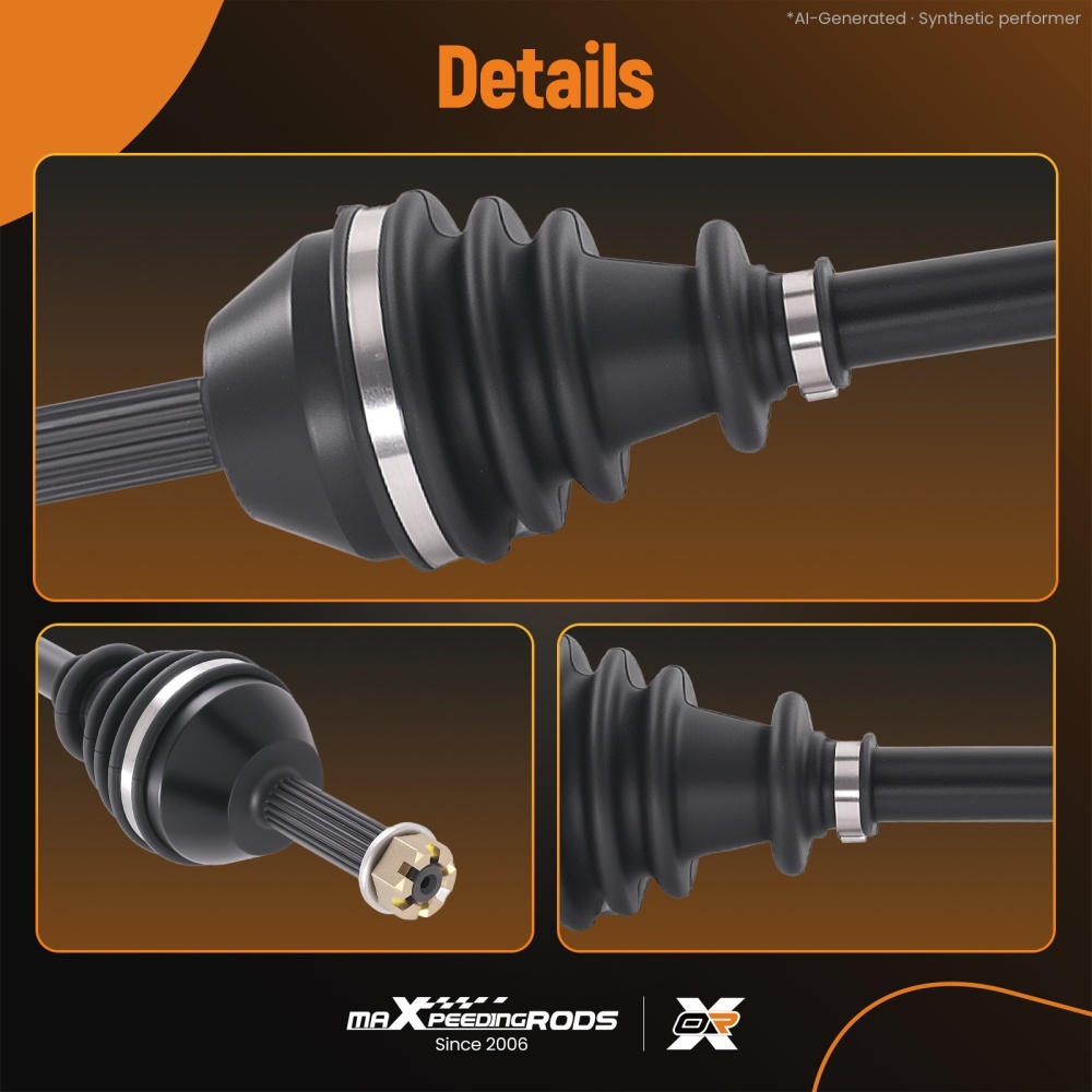 Front Left & Right CV Axle compatible for Polaris Ranger 500 700 XP700 1332423