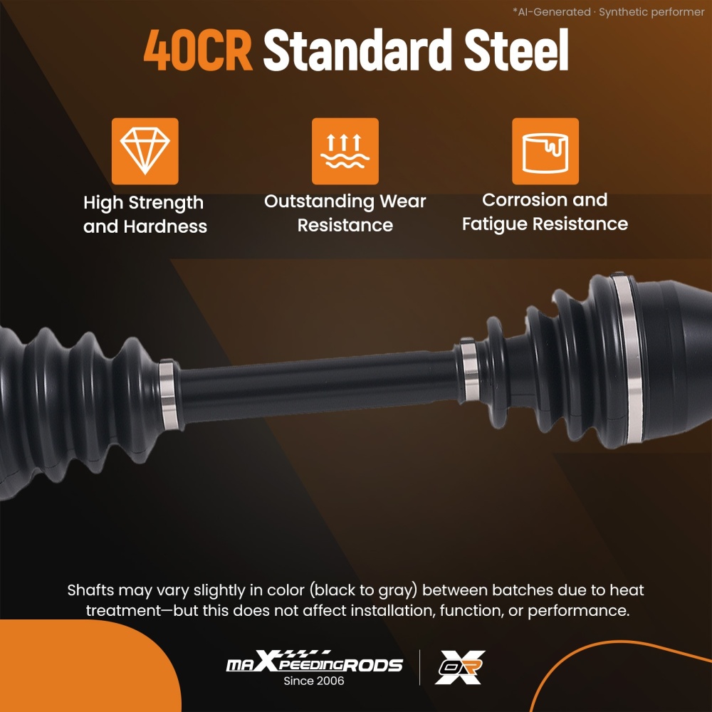 Rear LR CV Joint Axles compatible for Polaris Sportsman 500 4X4 HO 2011-2013 1332421