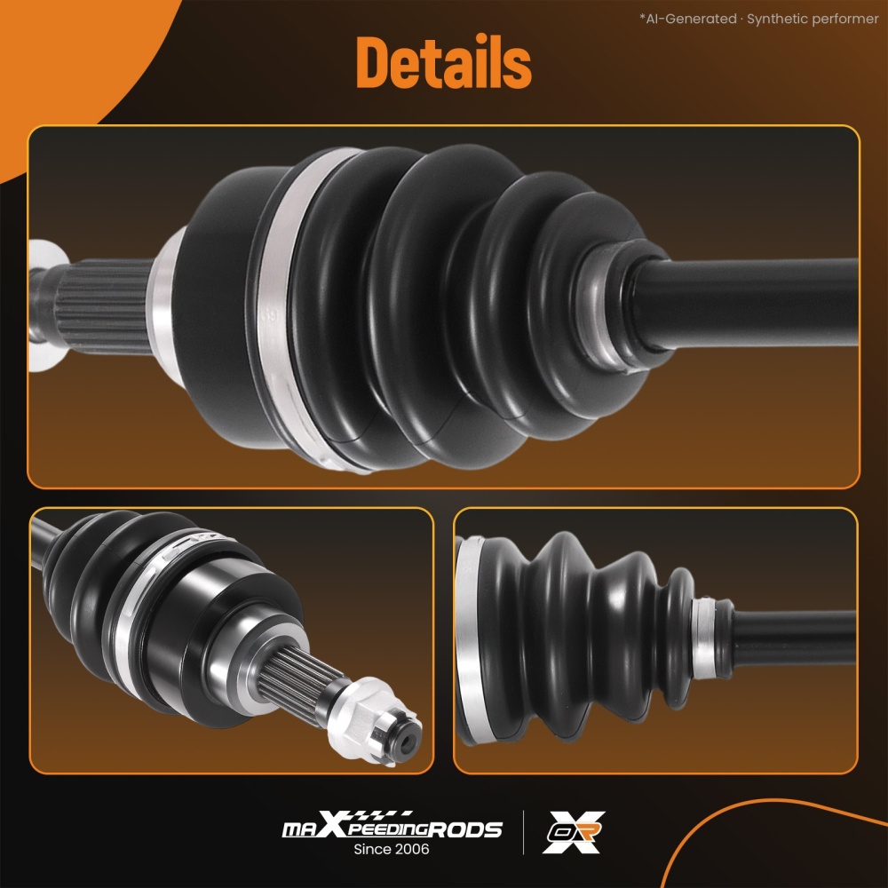 Front LeftRight CV Axles compatible for Honda Rancher420 4x4 2009-2014 44350HP7A31