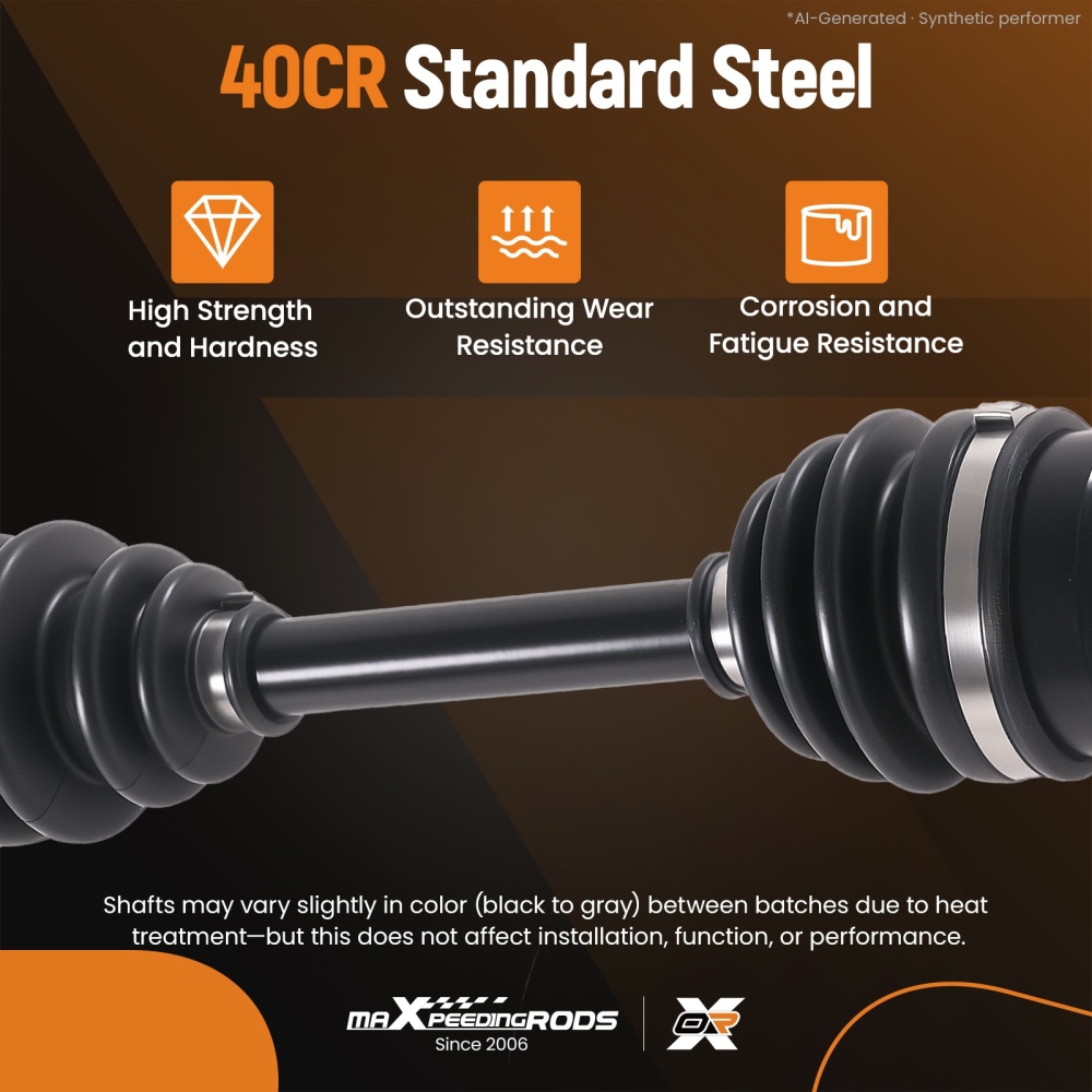Front CV Joint Axles Set compatible for Honda Rancher 350 TRX 350 4WD 2001 2002-2005 2000
