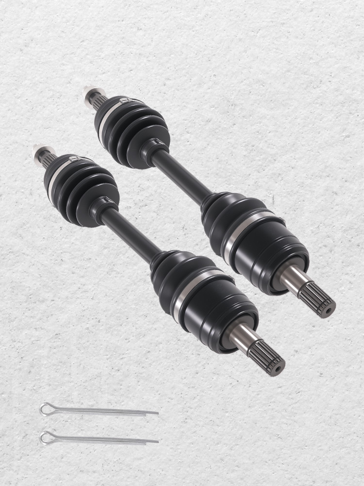 Front CV Joint Axles Set compatible for Honda Rancher 350 TRX 350 4WD 2001 2002-2005 2000