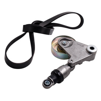 Drive Fan Belt Tensioner compatible for Nissan Patrol GU Y61 ZD30 3.0 4cyl Navara D22 SPTAU