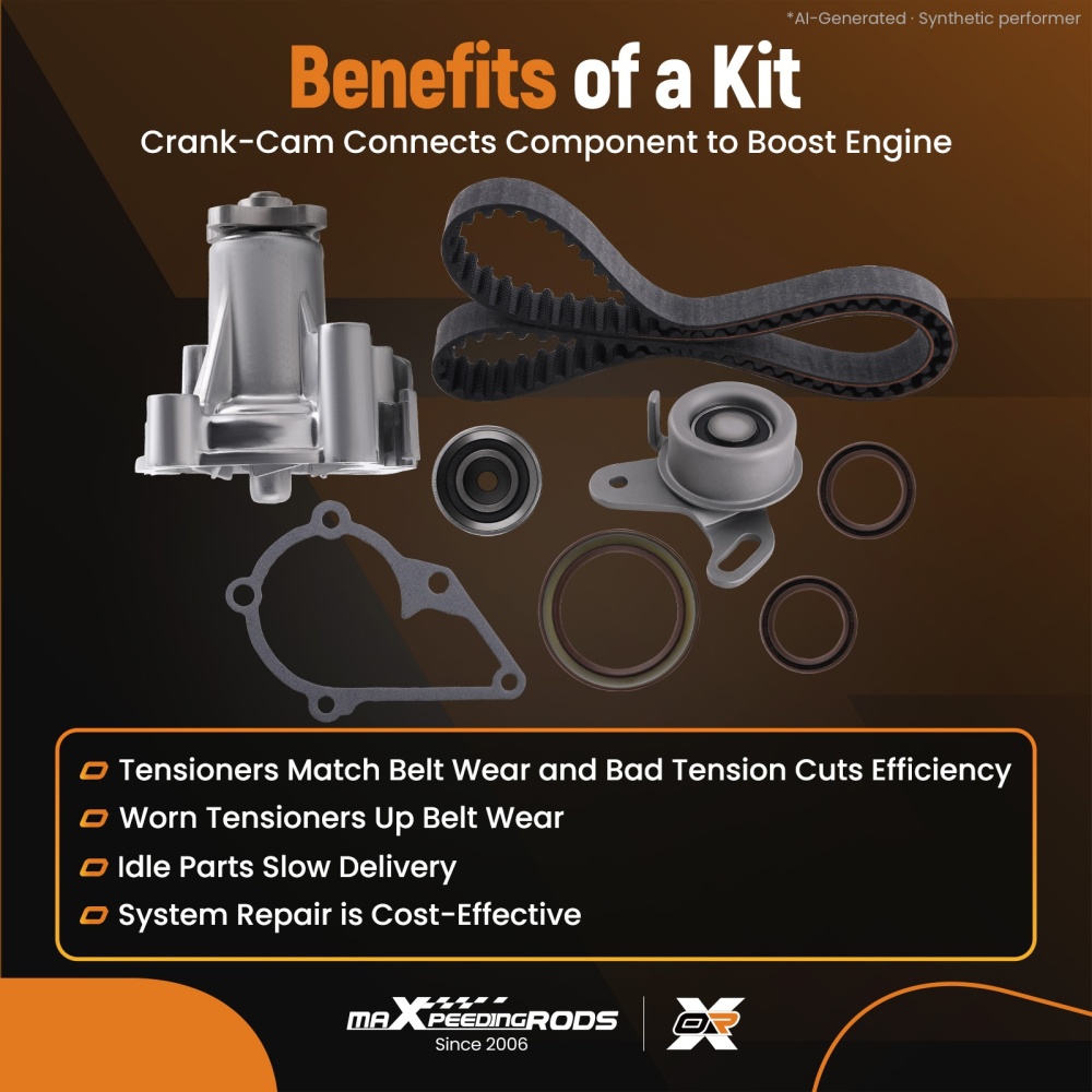 Timing Belt KitWater Pump compatible for Hyundai Accent Excel Getz compatible for Kia Rio 1.4 1.5 1.6