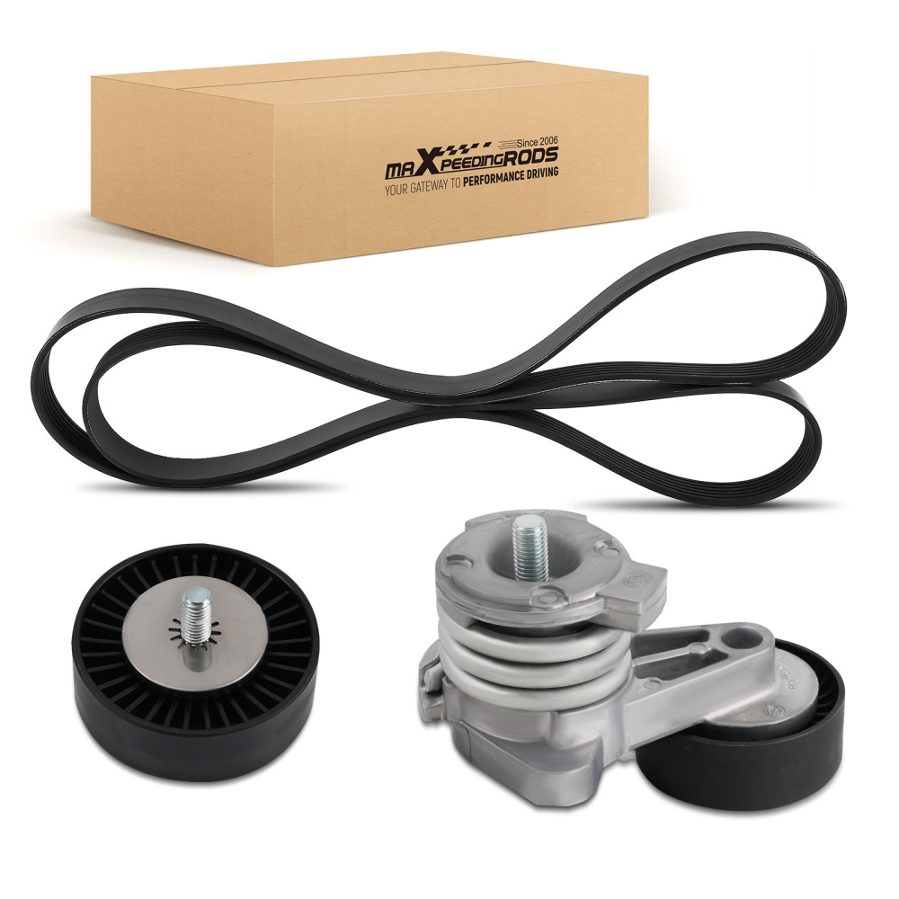 Belt Tensioner Kit Pulley Bolt compatible for BMW 328i E90 E91 E92 E93 2007-08 11287535860