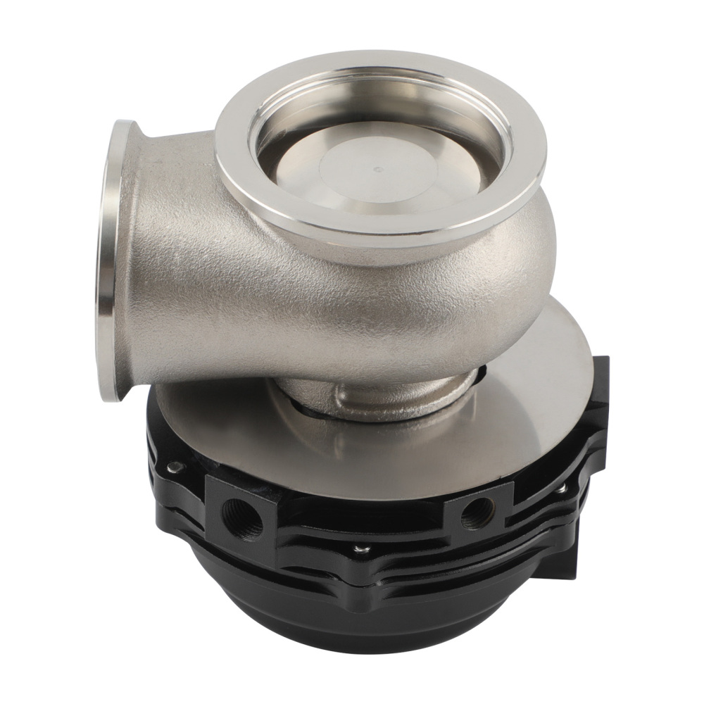Aluminum 44mm V-Band External Cooled Turbo Wastegate w/ V-Band Flanges Black