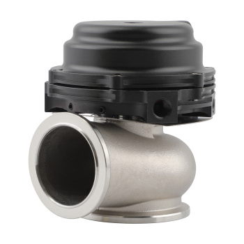 Aluminum 44mm V-Band External Cooled Turbo Wastegate w/ V-Band Flanges Black