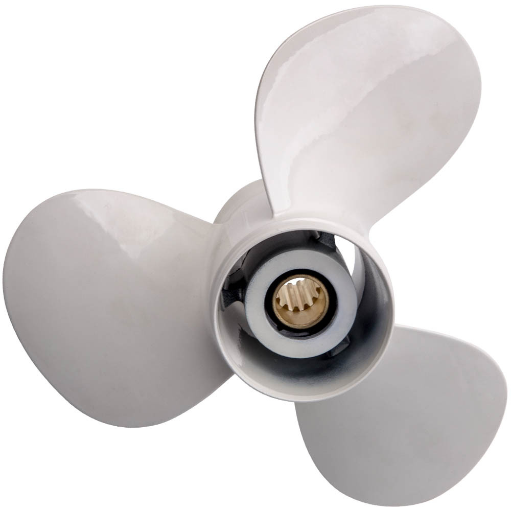 Propulsor compatible para Yamaha 40HP-50HP-60HP fuerabordas 3 cuchillas 11 5 / 8x11G Nuevo