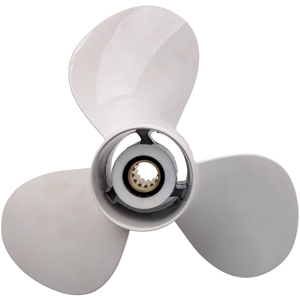 Propulsor compatible para Yamaha 40HP-50HP-60HP fuerabordas 3 cuchillas 11 5 / 8x11G Nuevo