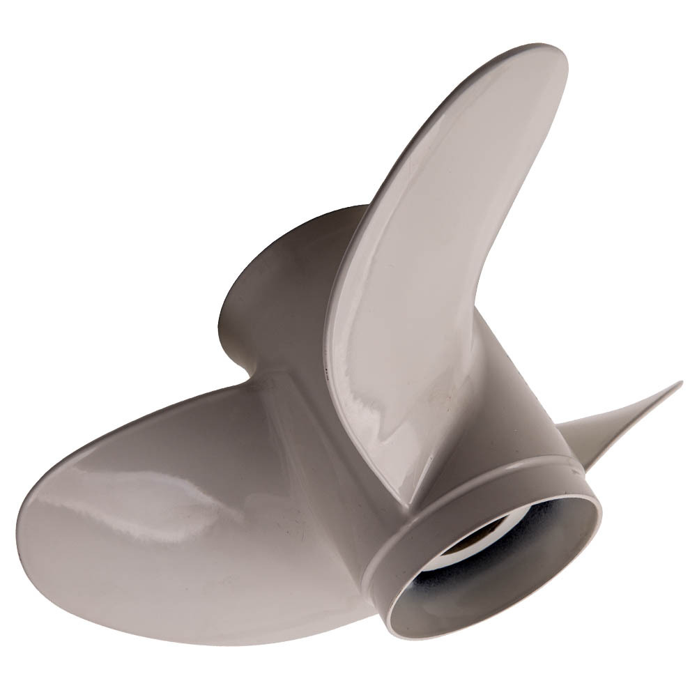 Hélice apta compatible para Yamaha 40HP-50HP-60HP 3 cuchillas de aluminio 11 3 / 8x12 G nuevo