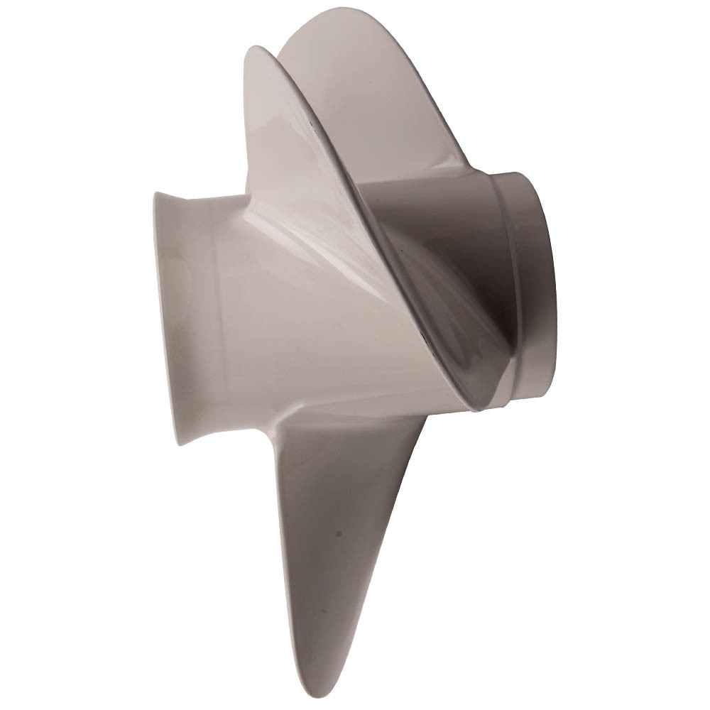 Hélice apta compatible para Yamaha 40HP-50HP-60HP 3 cuchillas de aluminio 11 3 / 8x12 G nuevo