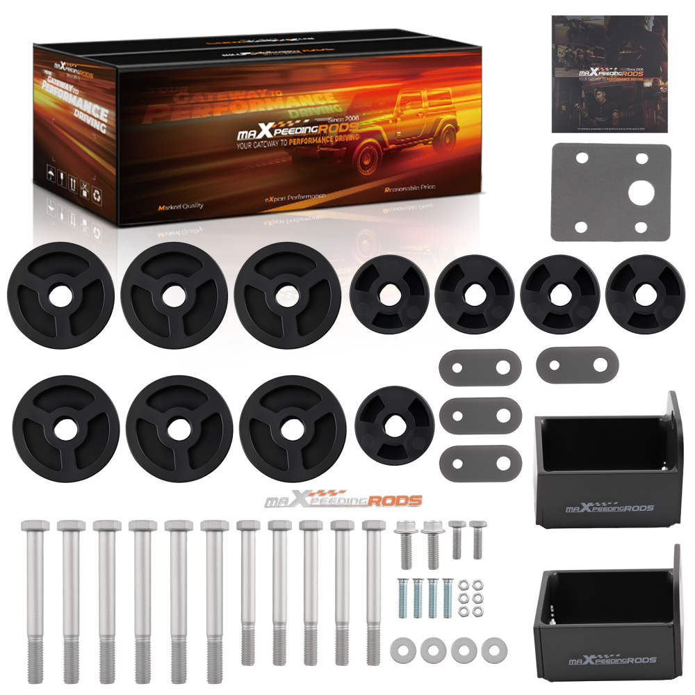 1.25 Body Lift compatible for Jeep Wrangler YJ 4WD 1987-1995 32mm Kit w/ Radiator