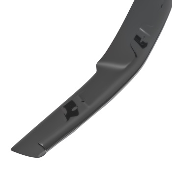 Acrylic Hood Bug Deflector compatible for Nissan Frontier 2005-2021 Black Front
