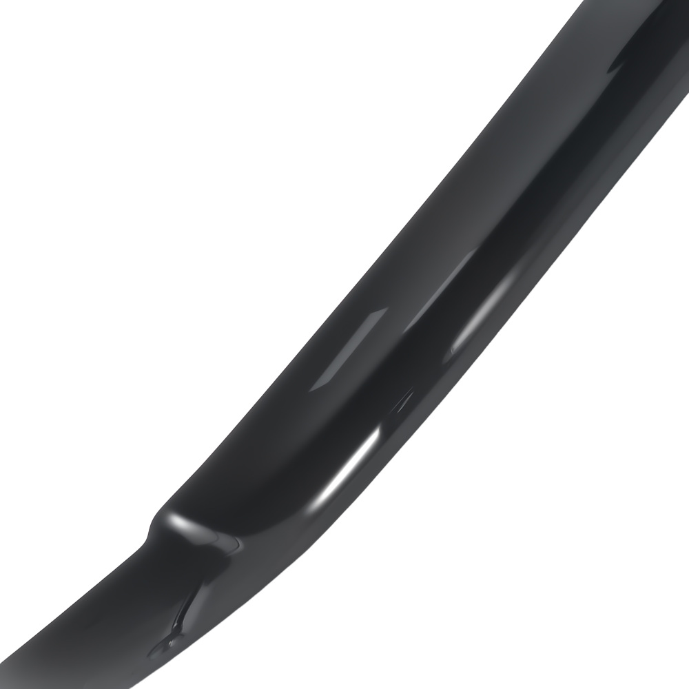 Acrylic Hood Bug Deflector compatible for Nissan Frontier 2005-2021 Black Front