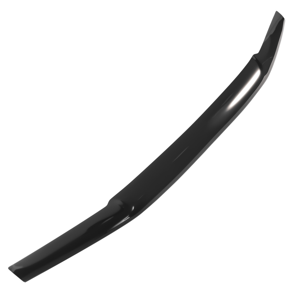 Acrylic Hood Bug Deflector compatible for Nissan Frontier 2005-2021 Black Front