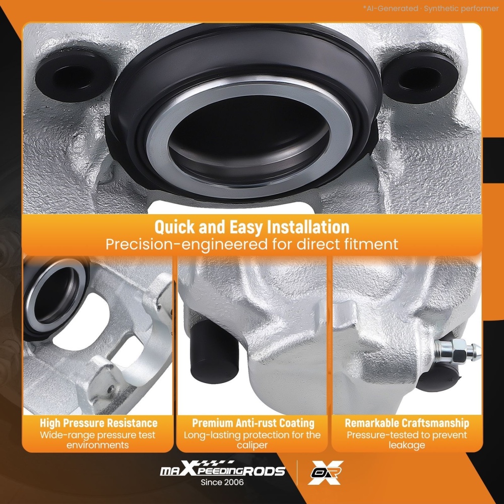 Front Left Right Brake System compatible for Audi A4 Allroad A5 2007-17 344302 430571 314mm