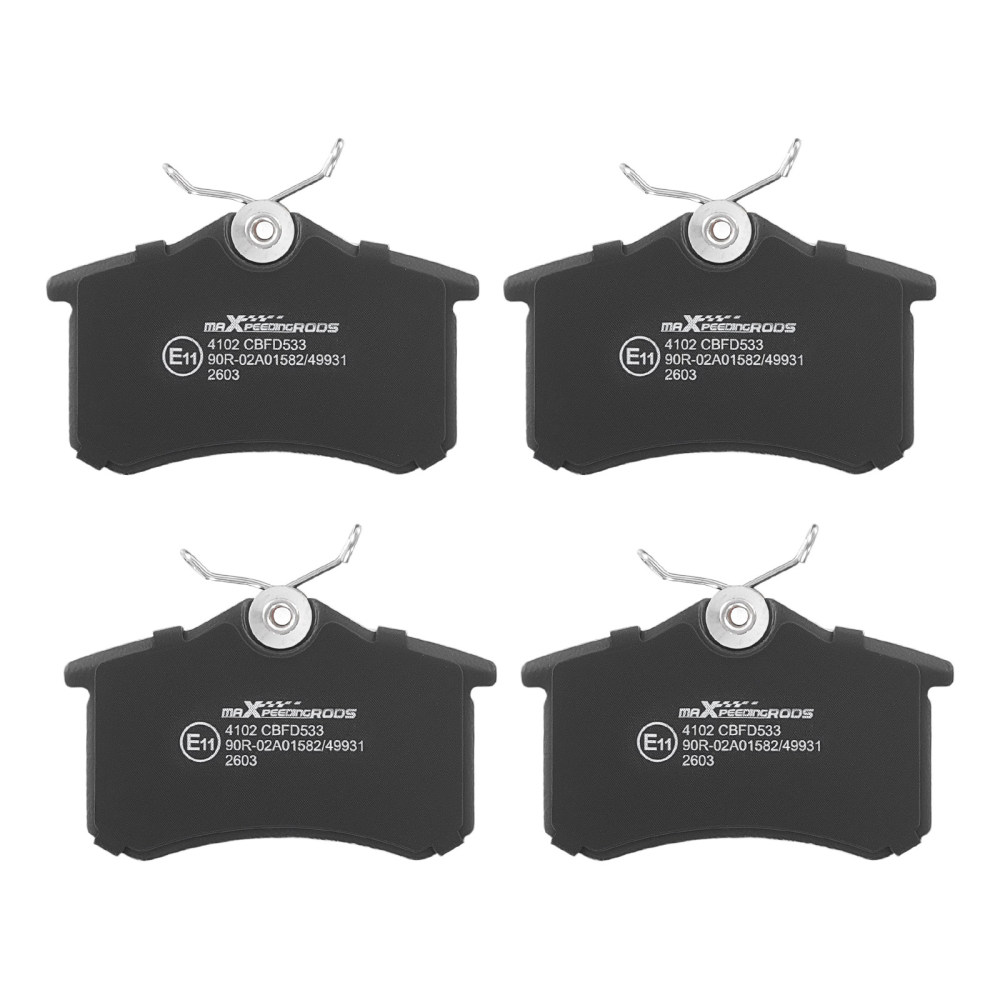 Disques de Frein Ventilés Avant compatible pour Renault Megane II Berline 2003-2010