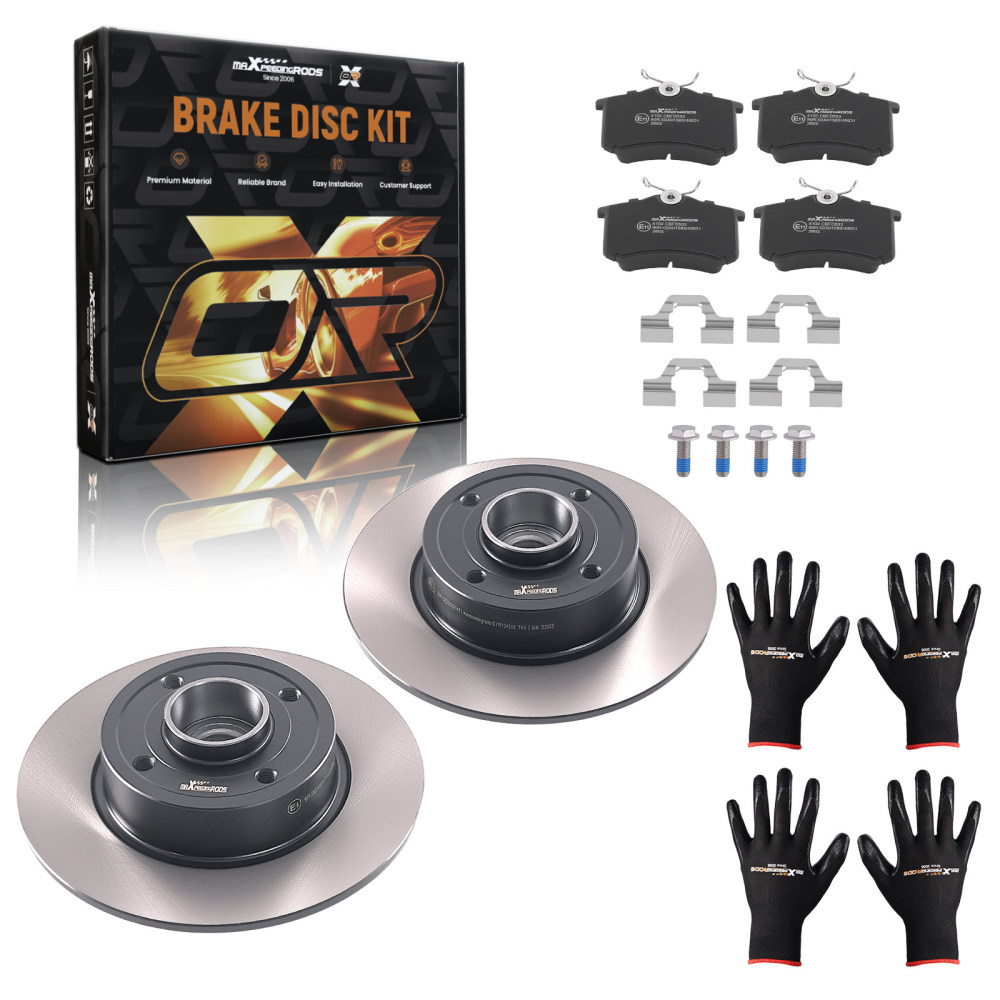 Disques de Frein Ventilés Avant compatible pour Renault Megane II Berline 2003-2010
