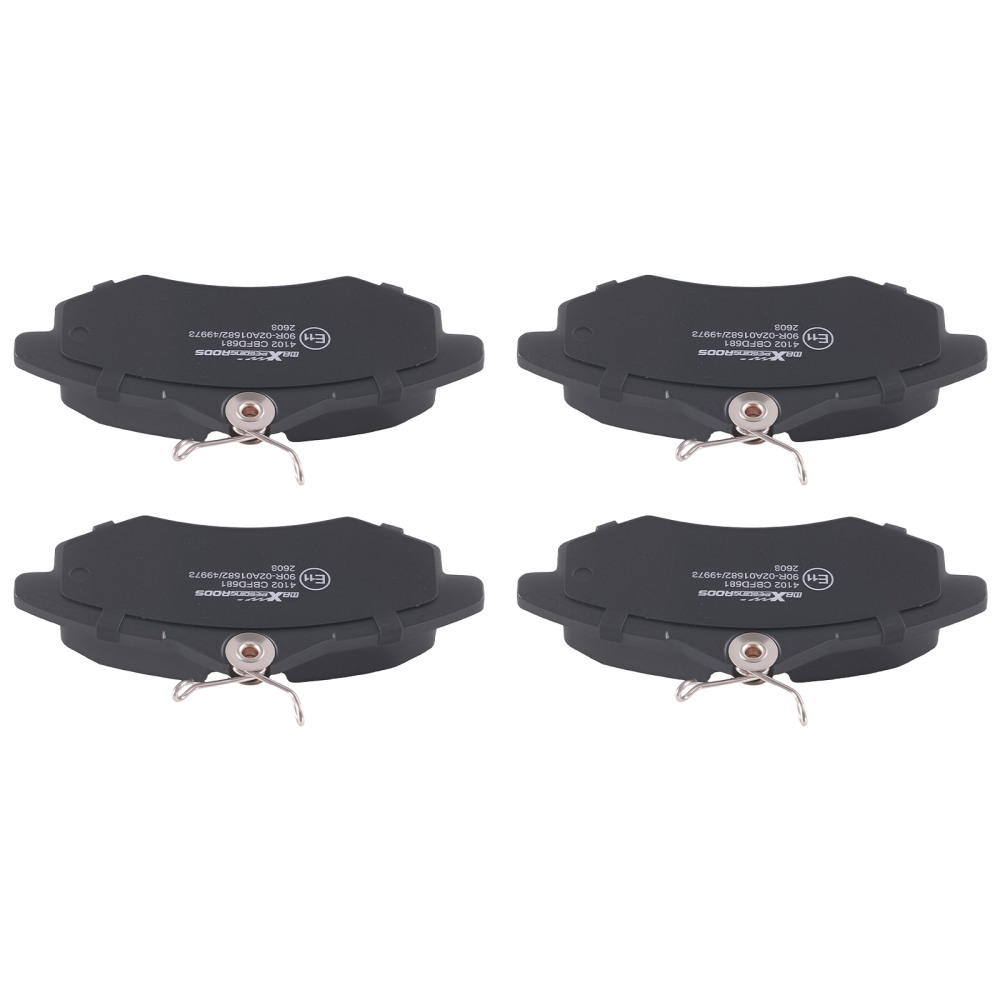 Disques Frein compatible pour Citroën C2 C3 Avant 2002-2012 266mm 4246R4 425236