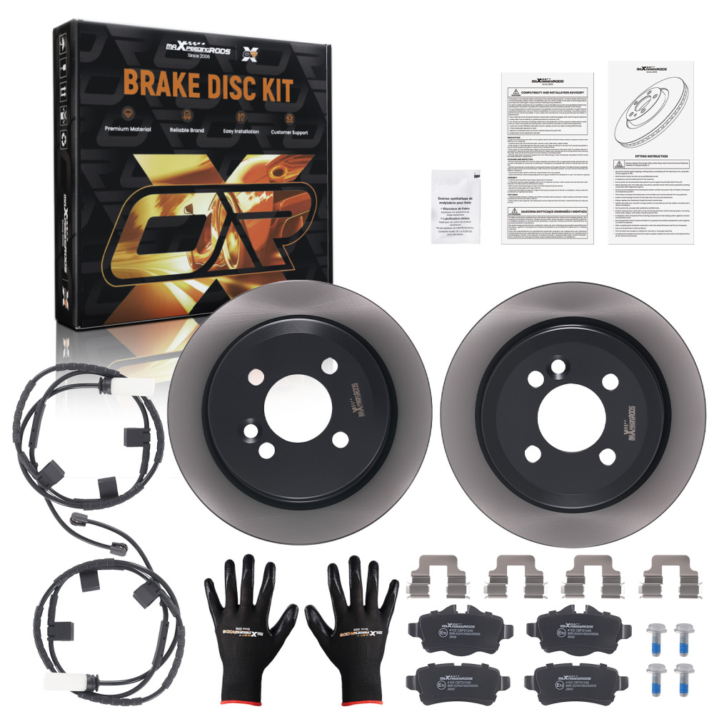 Disques et Plaquettes Arrière compatible pour MINI R56 Cooper S One D 34216778327