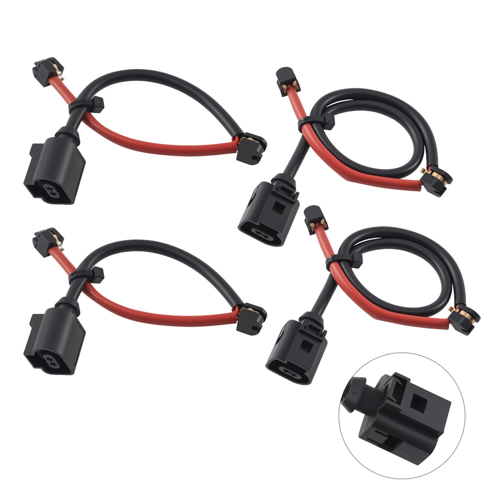Front and Rear Brake Pad Wear Sensor compatible for Audi Q7 2006-2015 compatible for Porsche Cayenne 2002-10