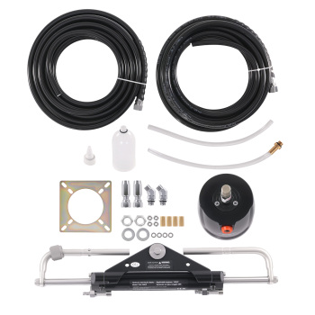 Hydraulic Boat Steering Kit compatible for Yamaha/Mercury 60-150HP 1990-2008 for HC4645H