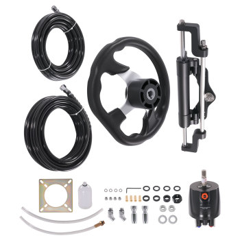 Hydraulic Outboard Steering Kit Boat Marine System compatible for Yamaha Honda BF130A new