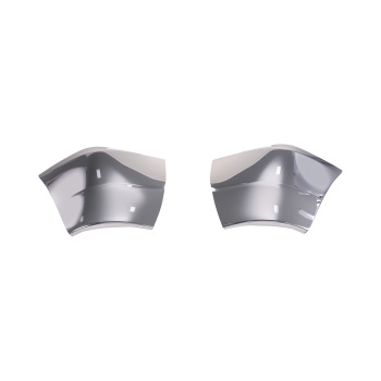 Bumper Face Bar compatible for Ford F-250 F-350 F-550 Super Duty 1999-2004 Split Chrome