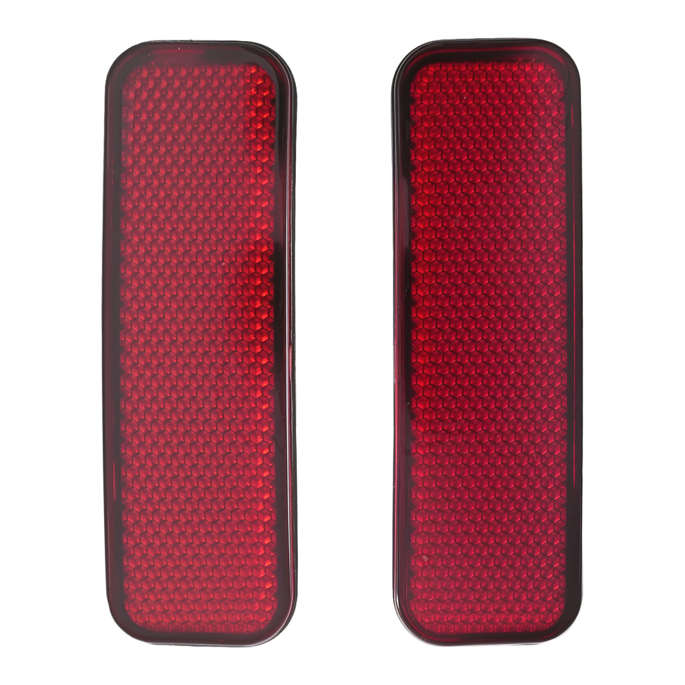 Rear Bumper Reflector Left+Right compatible for Ford Bronco Sport 2021-2024 FO1184123 Red