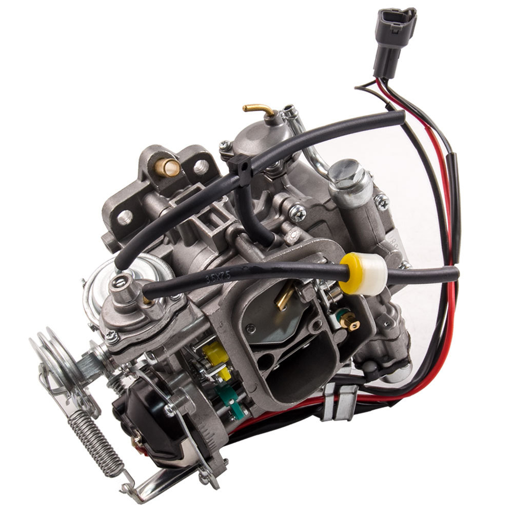 Carburador 22R compatible para Toyota Celica compatible para 4Runner Pickup Hilux compatible para Hiace 81-98 W / estrangulador eléctrico de alto rendimiento, apto para motores estilo carburador compatible para Toyota 22R