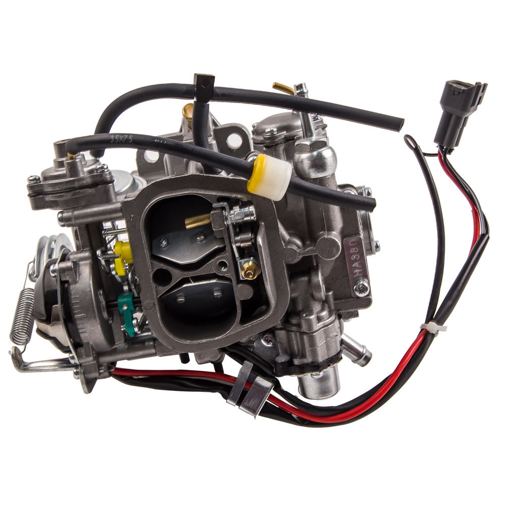 Carburador 22R compatible para Toyota Celica compatible para 4Runner Pickup Hilux compatible para Hiace 81-98 W / estrangulador eléctrico de alto rendimiento, apto para motores estilo carburador compatible para Toyota 22R