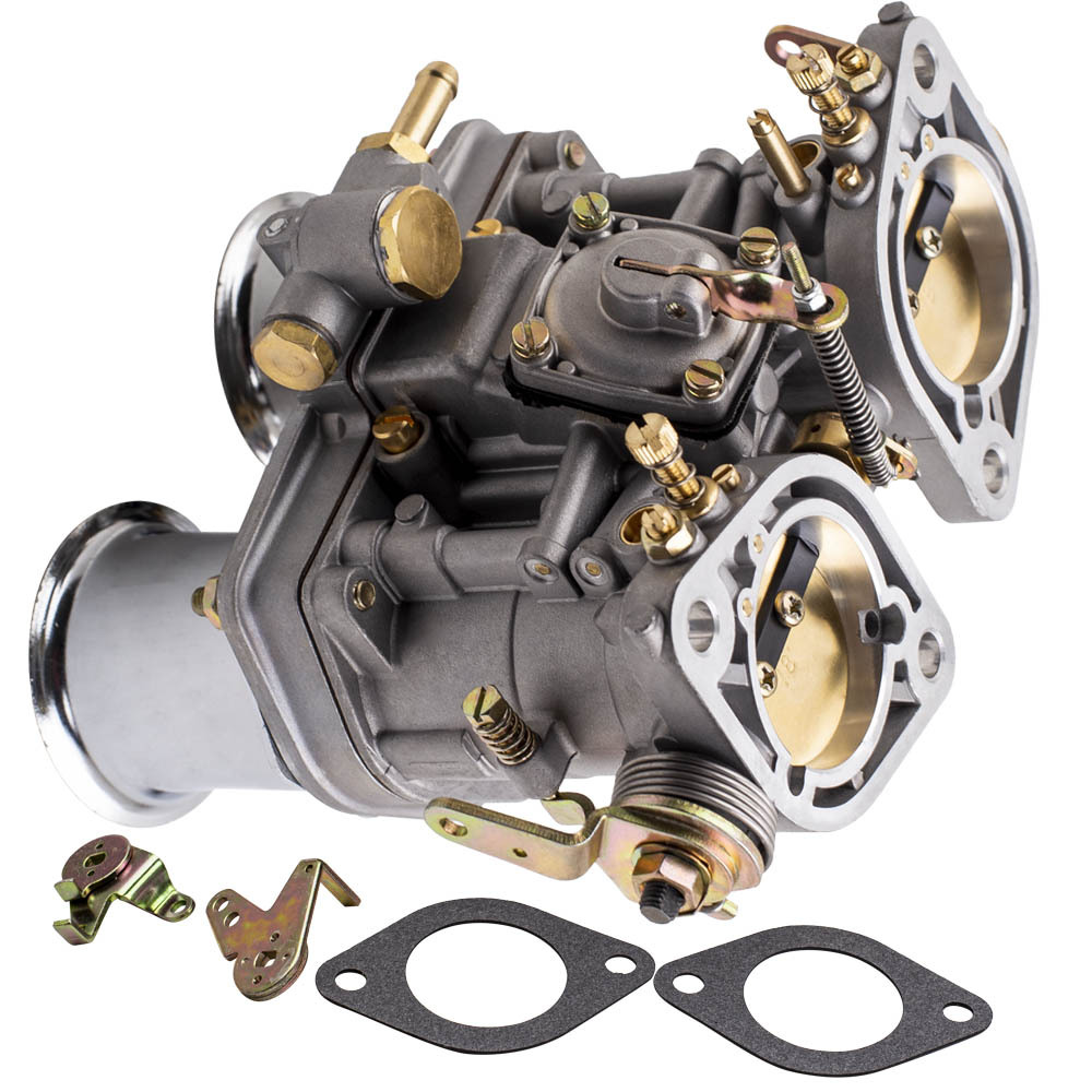 44 IDF 2 BBL 44mm Carb Carburetor Compatible for VW Beetle Transporter compatible for Jaguar w/ Air Horn