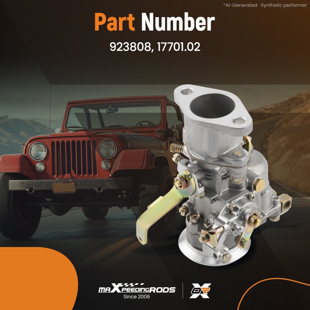 Carburetor Carb compatible for Jeep Willys CJ3B CJ5 CJ6 F134 17701.02 1 Barrel F-Head
