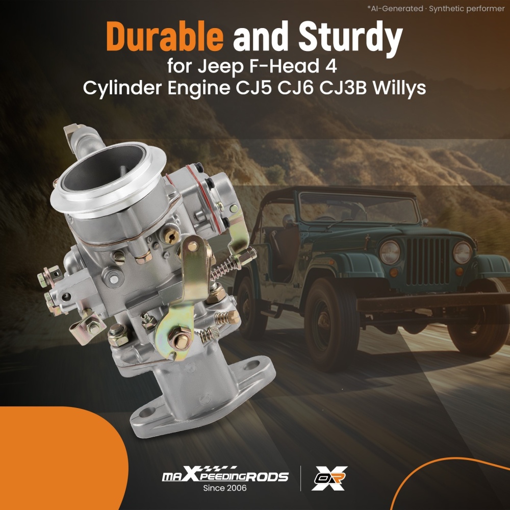 Carburetor Carb compatible for Jeep Willys CJ3B CJ5 CJ6 F134 17701.02 1 Barrel F-Head