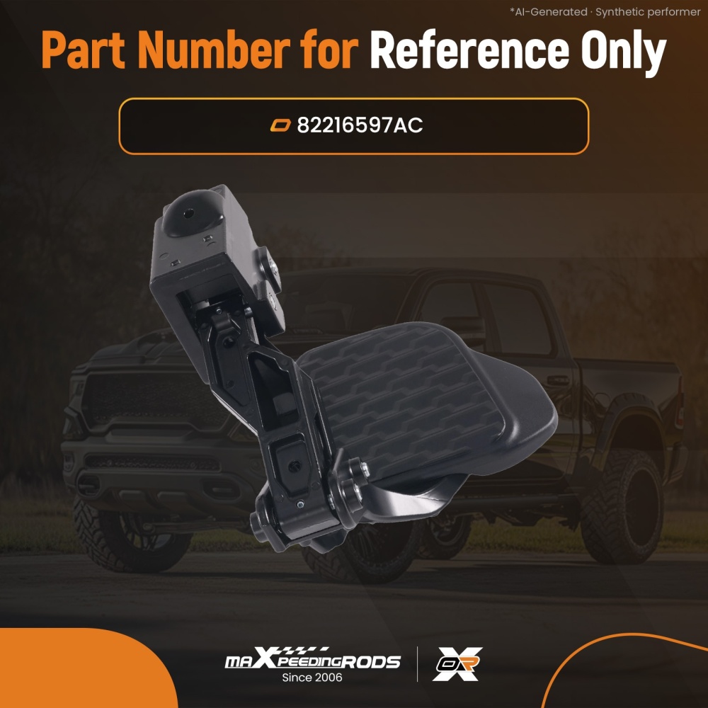 Rear Bumper Bed Step Assembly compatible for Dodge Ram 1500 2024-2026 82216597AC