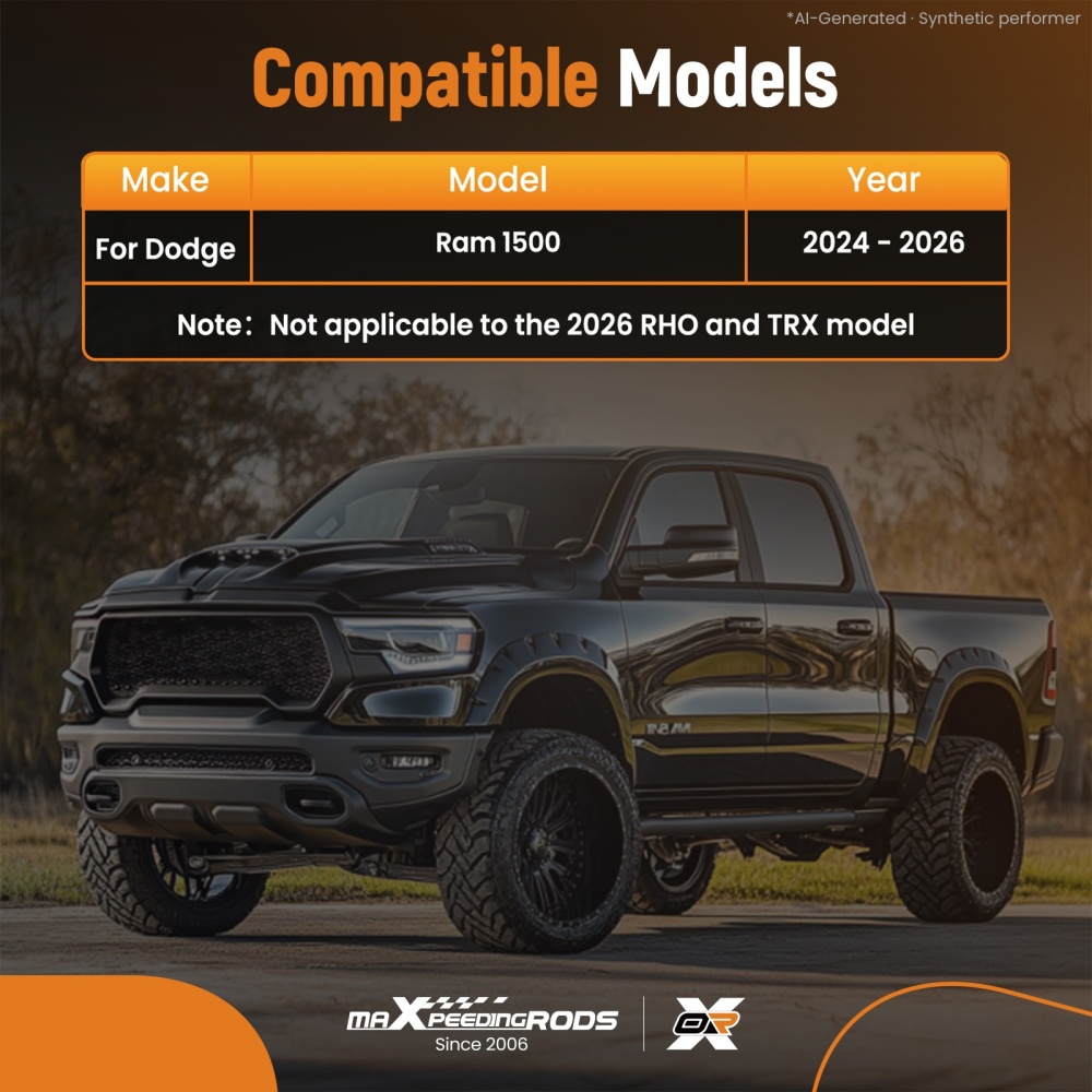 Rear Bumper Bed Step Assembly compatible for Dodge Ram 1500 2024-2026 82216597AC