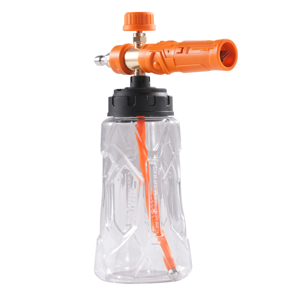 1L Pressure Washer Foam Cannon with Adjustable Nozzle Thick Snow Foam Lance